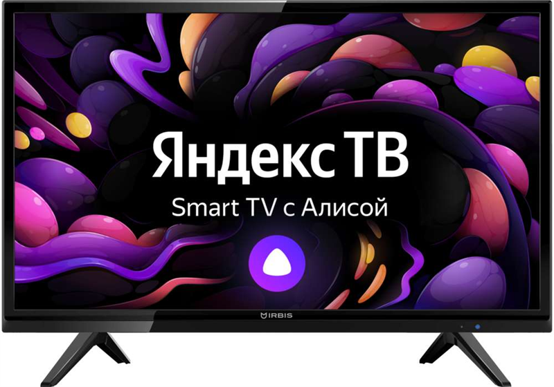 

Телевизор 24" IRBIS 24H1 YDX 171BS2, 1366x768, DVB-T /T2 /C, HDMIx2, USBx2, WiFi, Smart TV, черный (24H1YDX171BS2), 24H1 YDX 171BS2