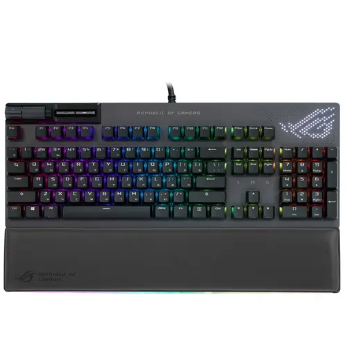 

Клавиатура проводная ASUS ROG Strix Flare II Animate , механическая, подсветка, USB, черный (90MP02E6-BKRA00), ROG Strix Flare II Animate