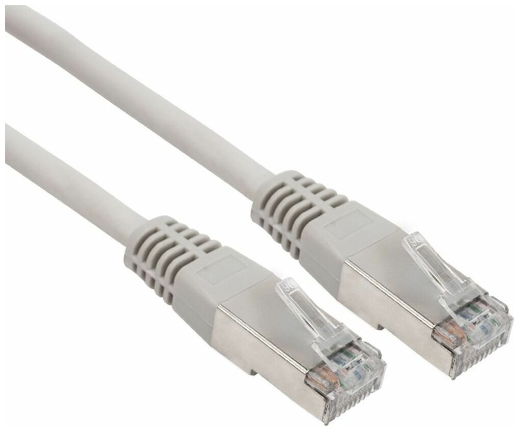 

Патч-корд FTP кат.6, 2 м, RJ45-RJ45, серый, CU, LSZH, экранированный, REXANT (18-8105-1)