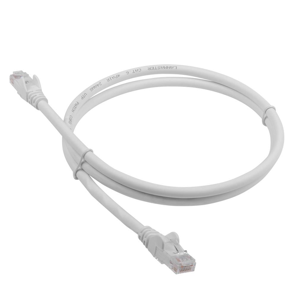 

Патч-корд UTP кат.6 3м, RJ45-RJ45, белый, LSZH, Lanmaster (LAN-PC45/U6-3.0-WH), LAN-PC45/U6-3.0-WH