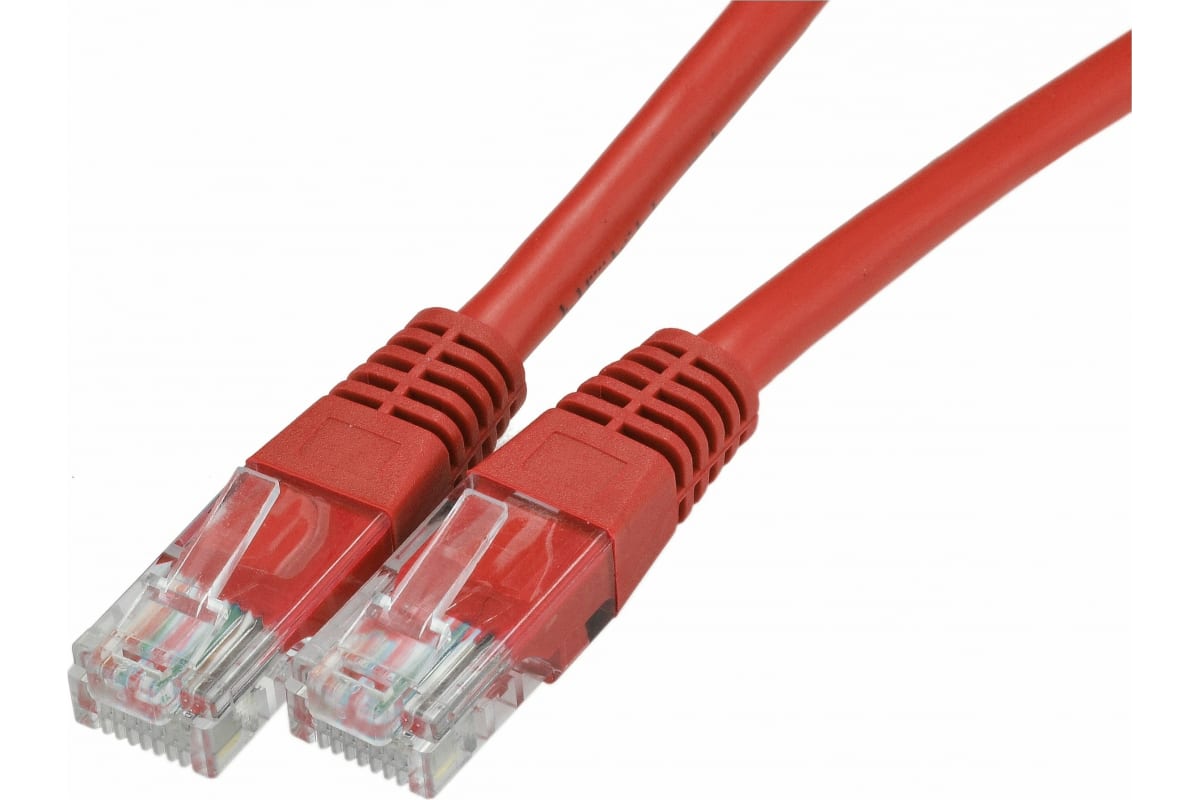 Патч-корд UTP кат.6 0.5м, RJ45-RJ45, красный, Neomax (NM13601-005R)