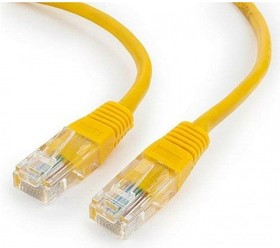 Патч-корд UTP кат.6 2м, RJ45-RJ45, желтый, Neomax (NM13601-020Y)