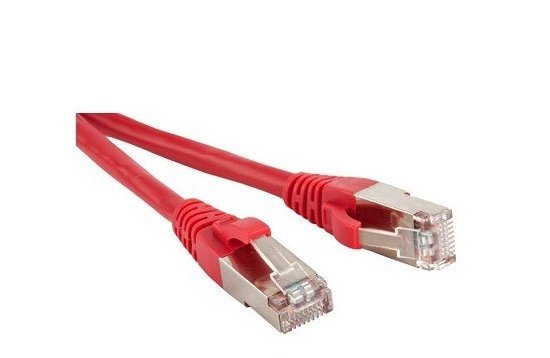 Патч-корд UTP кат.6 1м, RJ45-RJ45, красный, Netko (NUTPBC.6-1m-4)