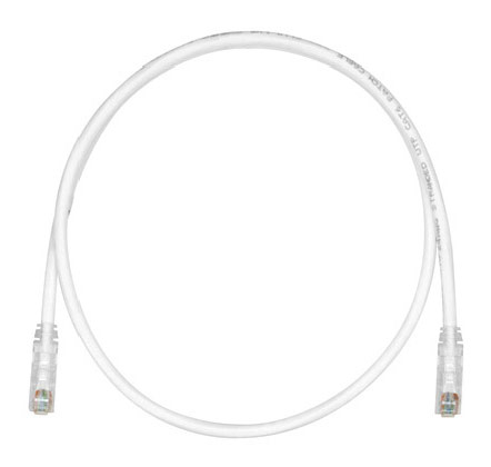 

Патч-корд UTP кат.6 1м, RJ45-RJ45, белый, LSZH, PANDUIT (UTPSPL1MY), UTPSPL1MY