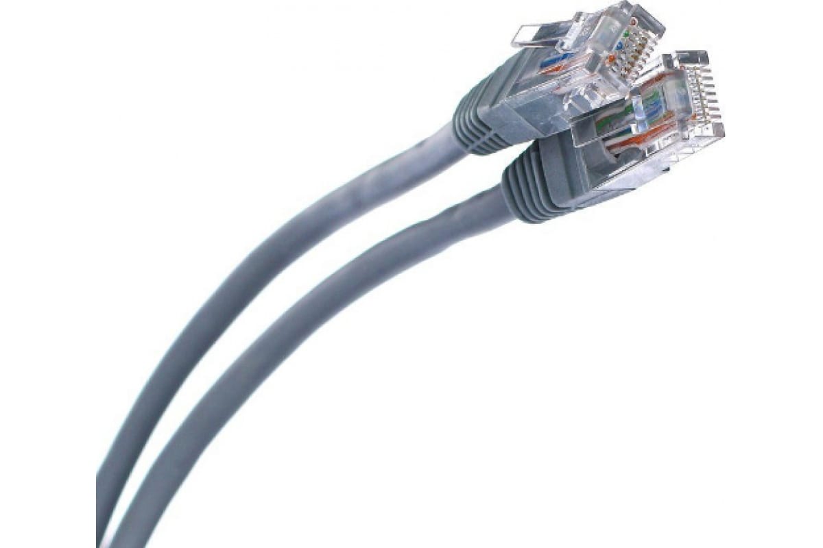 

Патч-корд UTP кат.6 1м, RJ45-RJ45, серый, Technolink (TCUTP.6-1m-2), TCUTP.6-1m-2