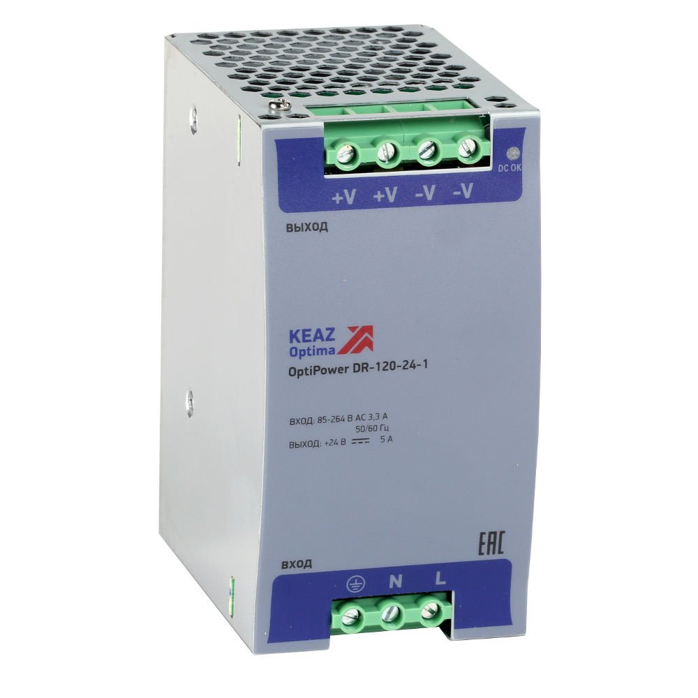 Блок питания КЭАЗ OptiPower DR-120-24-1 (284548)