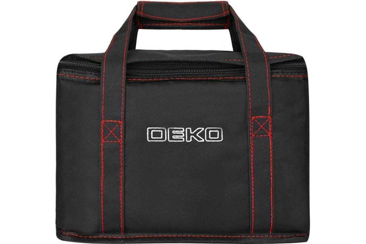 Сумка для инструментов DEKO DKTB56, отсеков: 14, черный/красный (065-0869), цвет черный/красный