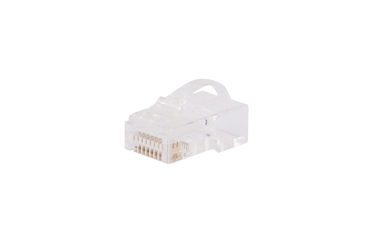 Коннектор RJ-45 8P8C категория 5e, 100 шт., язычок Arch, Hyperline (PLEZ-8P8C-UA-C5-100)