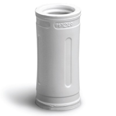 Муфта труба-труба ⌀1.7 см/⌀2 см, пластик, серый, DKC 50120 (50120)