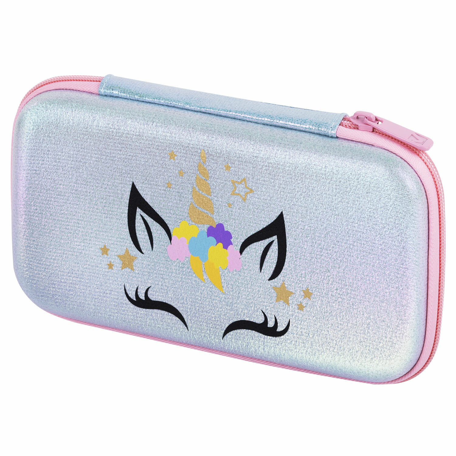 

Пенал-футляр Brauberg EVA SHINY Unicorn, 1 отделение, розовый (271555), Unicorn
