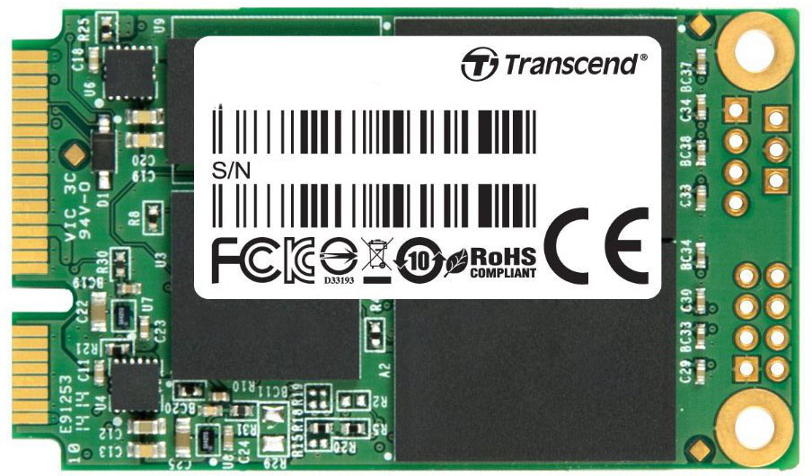 Твердотельный накопитель (SSD) Transcend 32Gb MSA370S, mSATA, mSATA (TS32GMSA370S) Retail - фото 1