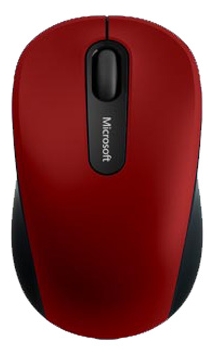 Мышь беспроводная Microsoft Mobile Mouse 3600 PN7-00014 Red Bluetooth, оптическая светодиодная, Bluetooth, красный