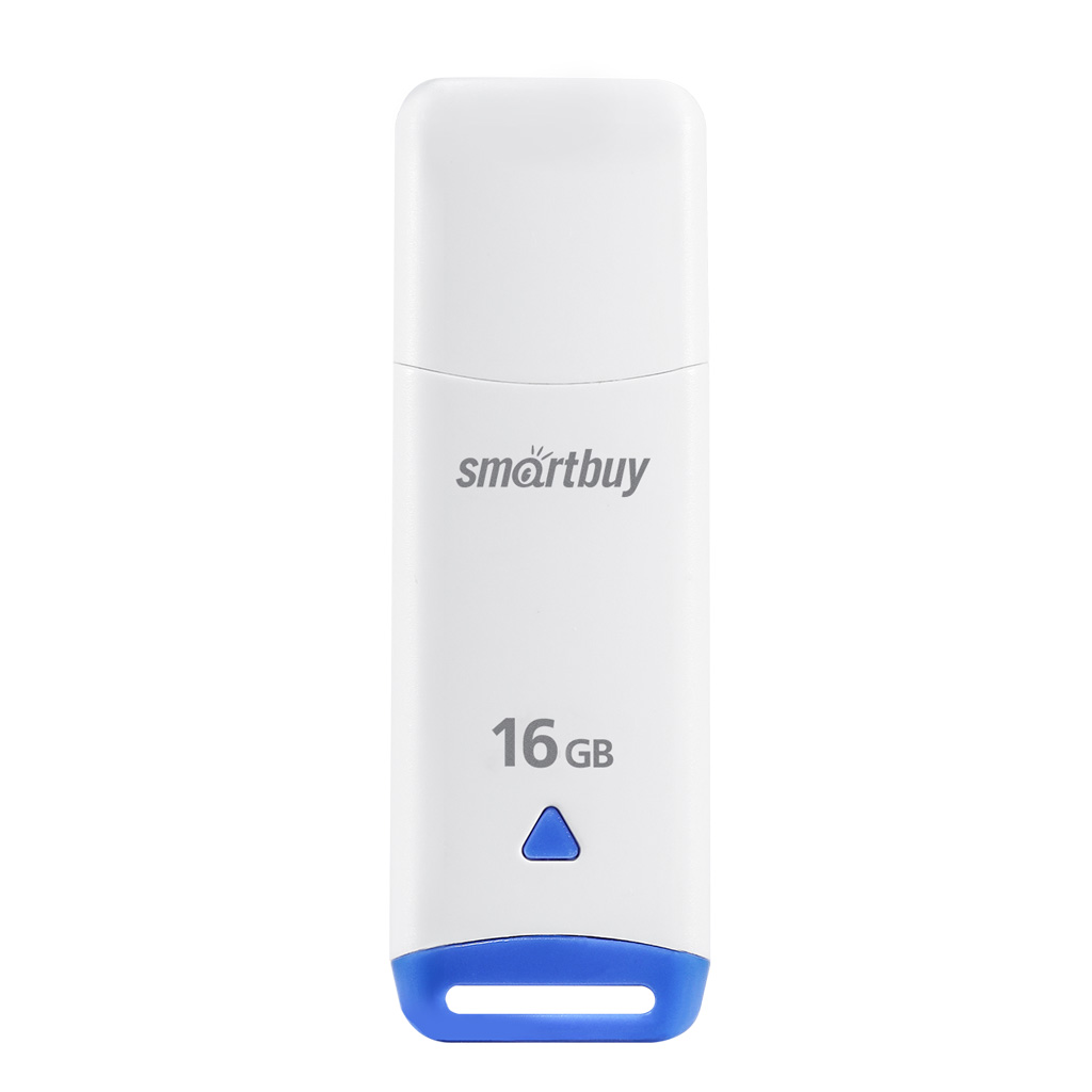 

Флешка 16Gb USB 2.0 SmartBuy Easy, белый (SB016GBEW)