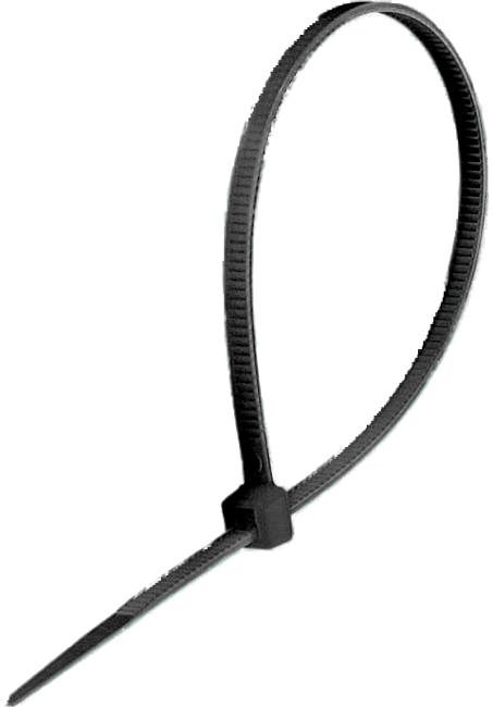 Стяжка Neomax, 2.5 мм x 15 см, 100 шт., черный (NM-TIE-25-150-6-BK)