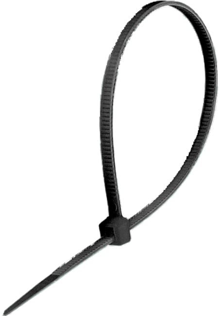 

Стяжка Neomax, 2.5 мм x 200 мм, 100 шт., черный (NM-TIE-25-200-8-BK)