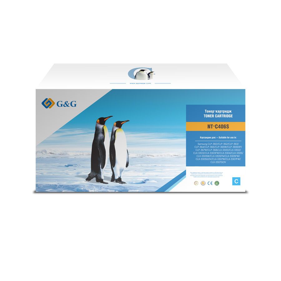 

Картридж лазерный G&G, голубой, совместимый для Samsung
