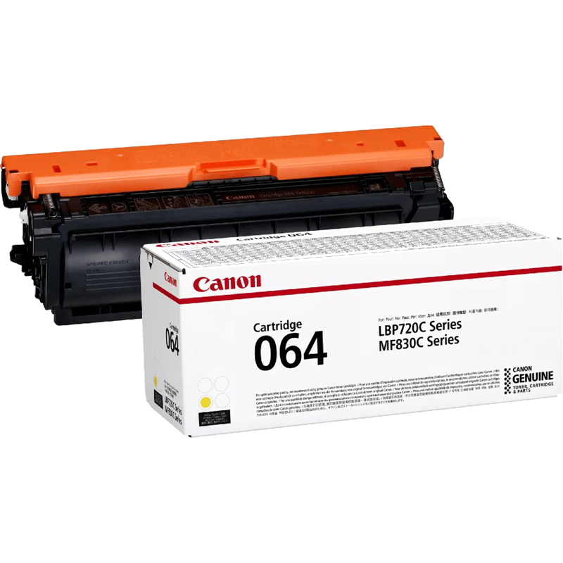 

Картридж лазерный Canon 064/4931C001, желтый, 5000 страниц, оригинальный для Canon MF832Cdw, 064
