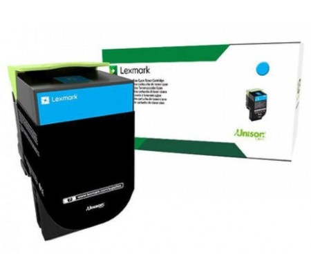 

Картридж лазерный Lexmark 808CE/80C80CE, голубой, 1000 страниц, оригинальный для CX310/CX410/CX510, 808CE