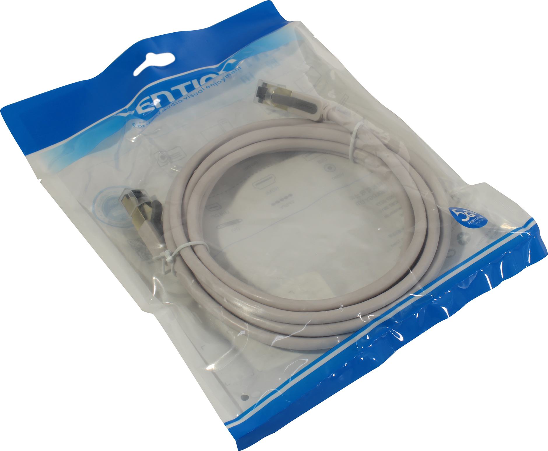 

Патч-корд SFTP кат.7, 3 м, RJ45-RJ45, серый, экранированный, Vention ICDHI, ICDHI