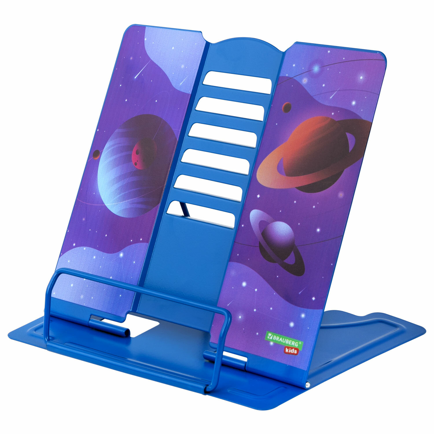 

Подставка BRAUBERG Outer Space, 1 отделение, металл, синий (238055), Outer Space