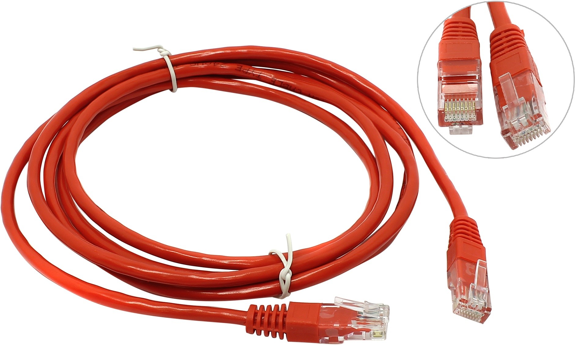 

Патч-корд UTP кат.5e, 2 м, RJ45-RJ45, красный, Exegate