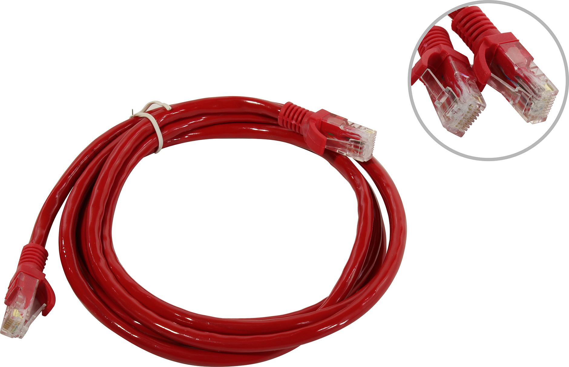 

Патч-корд UTP кат.6, 2 м, RJ45-RJ45, красный, Exegate