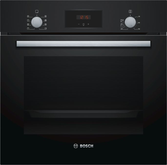 

Духовой шкаф электрический Bosch Serie 2 HBF153EB0, черный (HBF153EB0), HBF153EB0