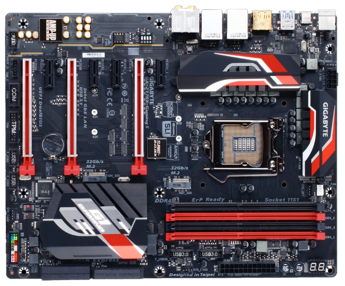 Материнская плата GIGABYTE GA-Z170X-Gaming 5-RU, Socket1151, Intel Z170, ATX