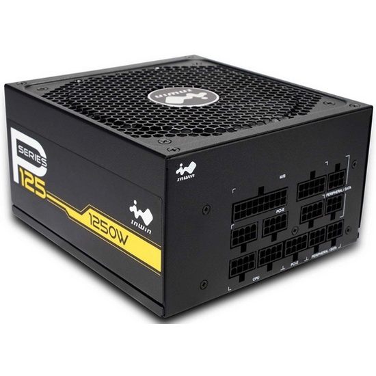 

Блок питания 1250 Вт ATX INWIN P125, 135 мм, 80 Plus Gold, Retail (IW-PS-P1250W), P125