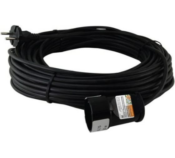 

Удлинитель TDM Народный, 1-розетка, 40 м, черный (SQ1307-0214)