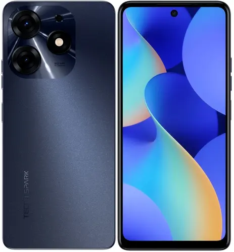 Смартфон Tecno Spark 10 Pro, 6.78" 1080x2460 IPS, MediaTek Helio G88, 8Gb RAM, 256Gb, 3G/4G, NFC, Wi-Fi, BT, 2xCam, 2-Sim, 5000 мА⋅ч, USB Type-C, Android 13, черный (KI7 SPARK 10 Pro 256+8 Black)