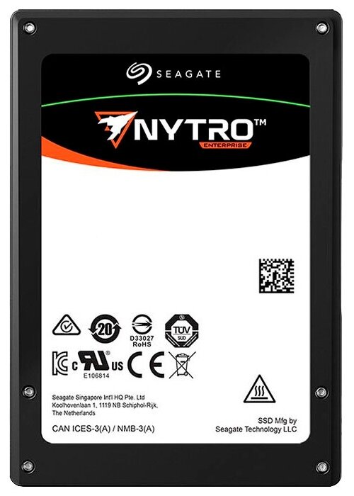 

Твердотельный накопитель (SSD) Seagate 6.4Tb Nytro 3532, 2.5", SAS 12Gb/s (XS6400LE70084)