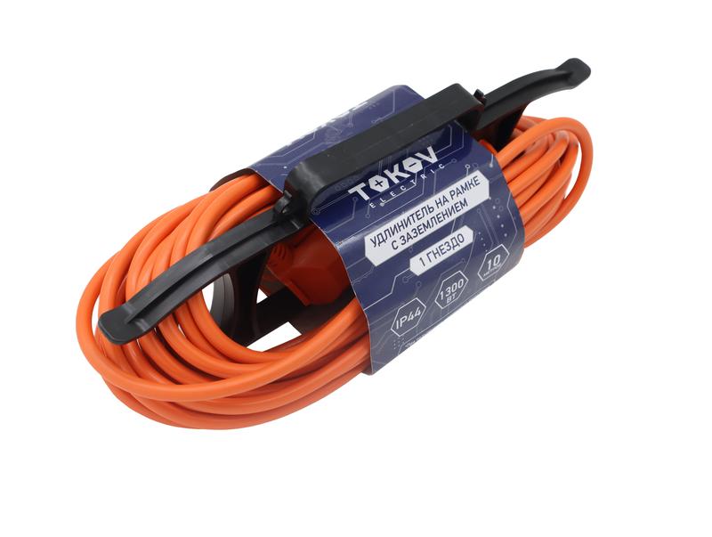 

Удлинитель на рамке TOKOV ELECTRIC, 1-розетка, 10 м, оранжевый (TKE-SR10-075-Z)