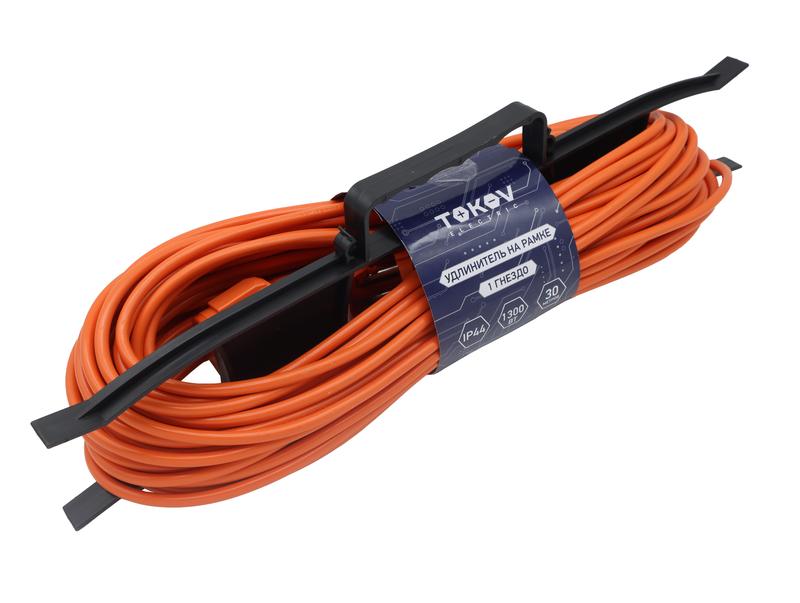 

Удлинитель на рамке TOKOV ELECTRIC, 1-розетка, 30 м, оранжевый (TKE-SR30-075)