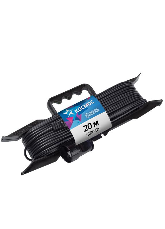

Удлинитель на рамке Космос, 1-розетка, 20 м, черный (YPKsm20m-1g(6A))