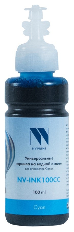 Чернила NV-Print (NV-INK100CC), голубой