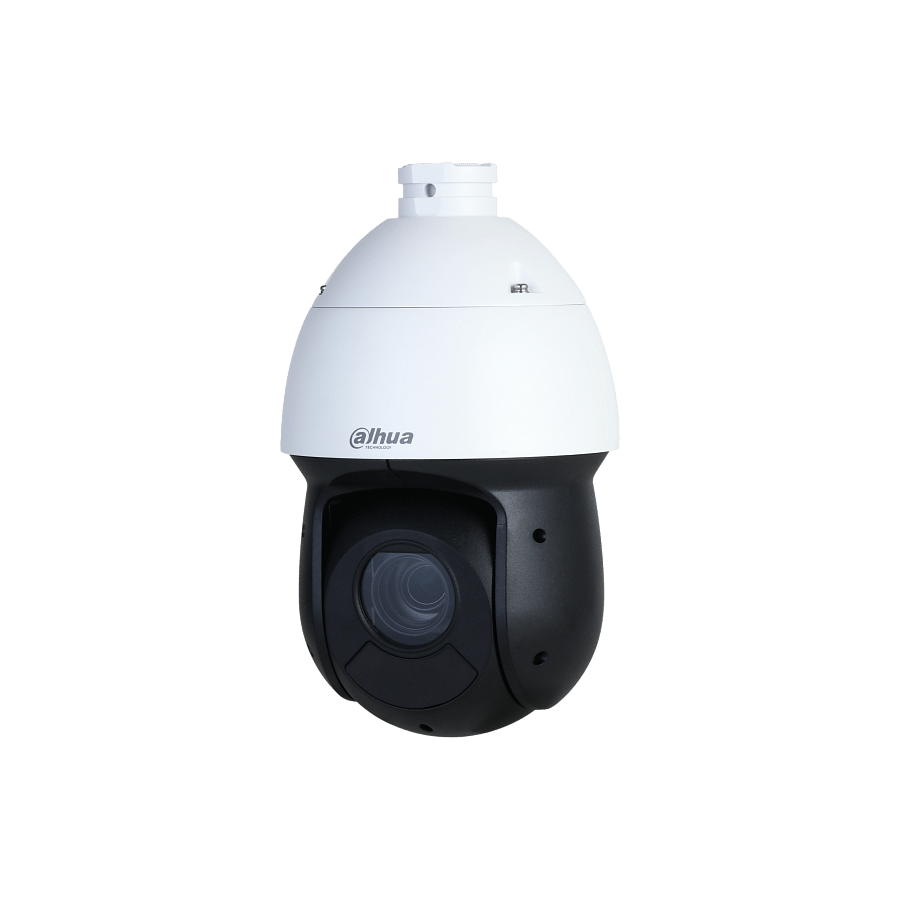 IP-камера DAHUA 4.8 мм - 12 см, уличная, купольная, 2Мпикс, CMOS, до 1920x1080, до 30 кадров/с, ИК подсветка 100м, POE, -40 °C/+60 °C, белый/черный (DH-SD49225DB-HNY), цвет белый/черный - фото 1