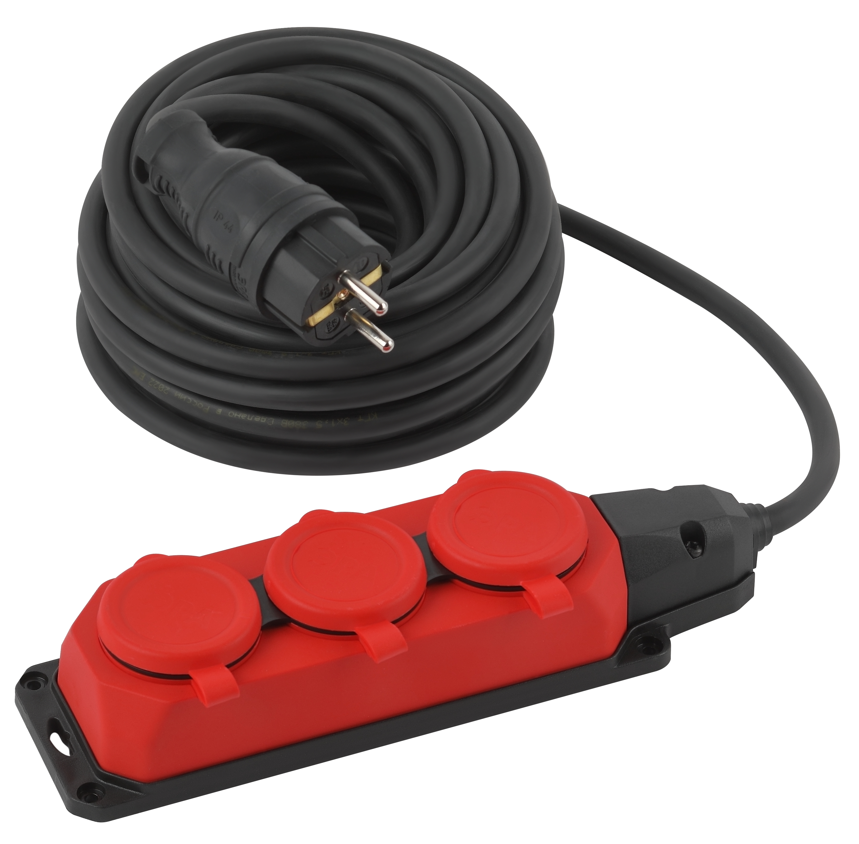 

Удлинитель Эра UK-3e-3x1,5-10m-IP44(KG), 3-розетки, 10 м, черный/красный (Б0057580), UK-3e-3x1,5-10m-IP44(KG)