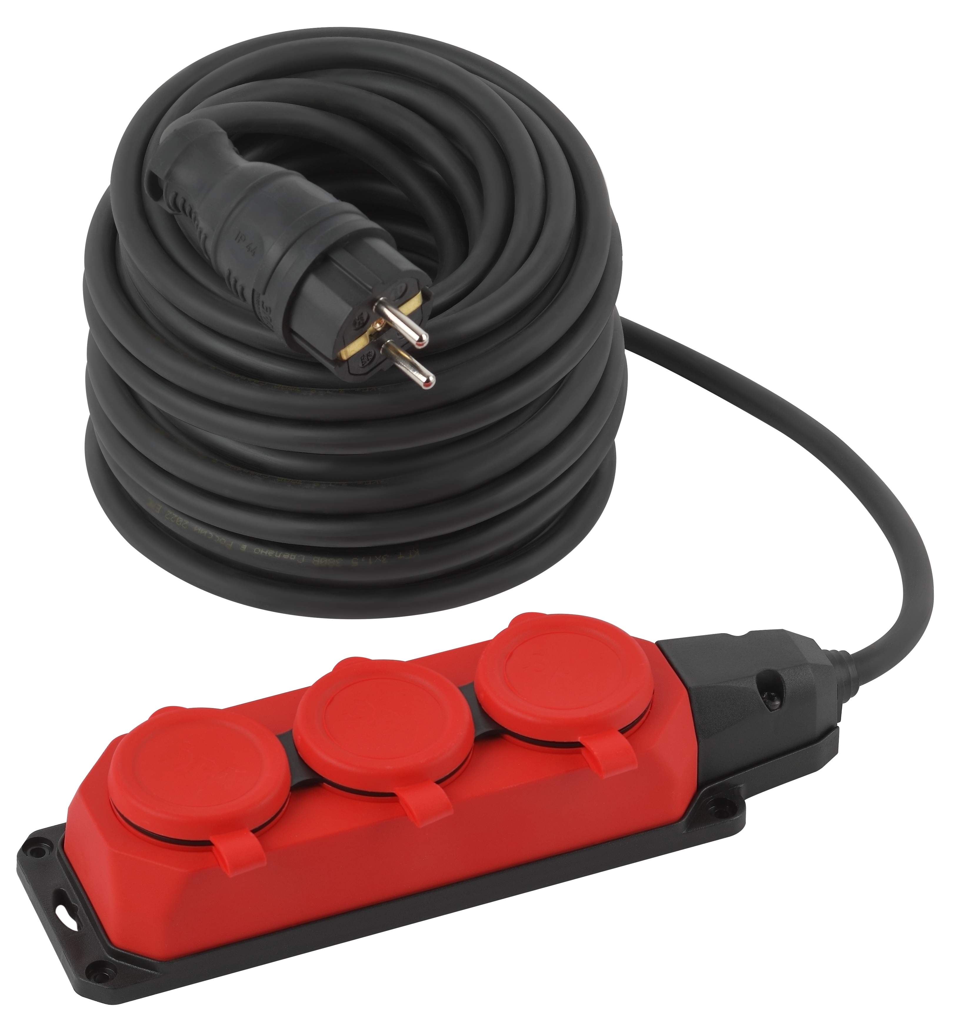 

Удлинитель Эра UK-3e-3x1,5-30m-IP44(KG), 3-розетки, 30 м, черный/красный (Б0057582), UK-3e-3x1,5-30m-IP44(KG)
