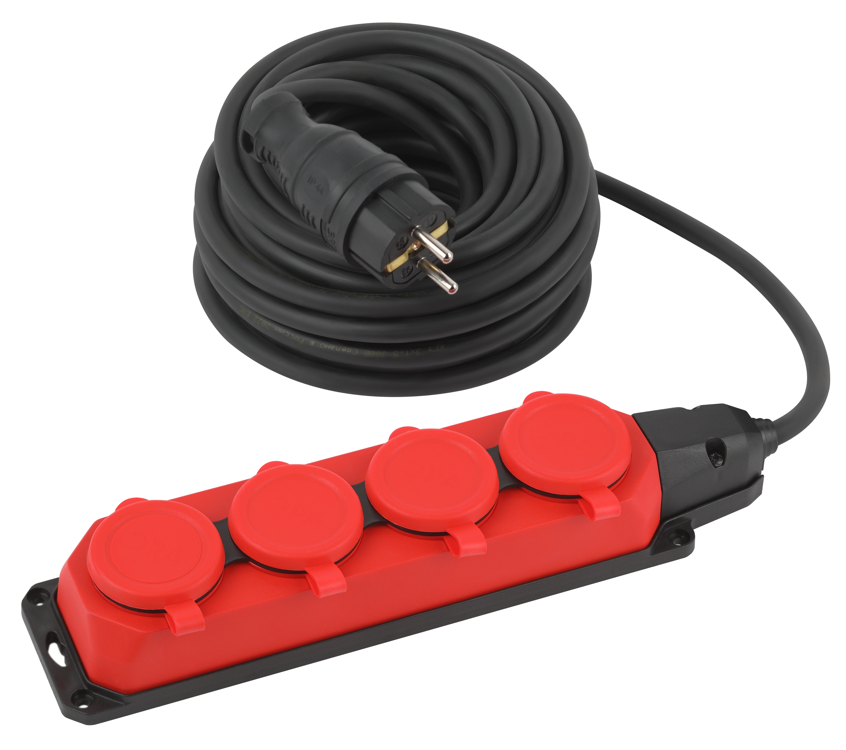 

Удлинитель Эра UK-4e-3x1,5-10m-IP44(KG), 4-розетки, 10 м, черный/красный (Б0057586), UK-4e-3x1,5-10m-IP44(KG)