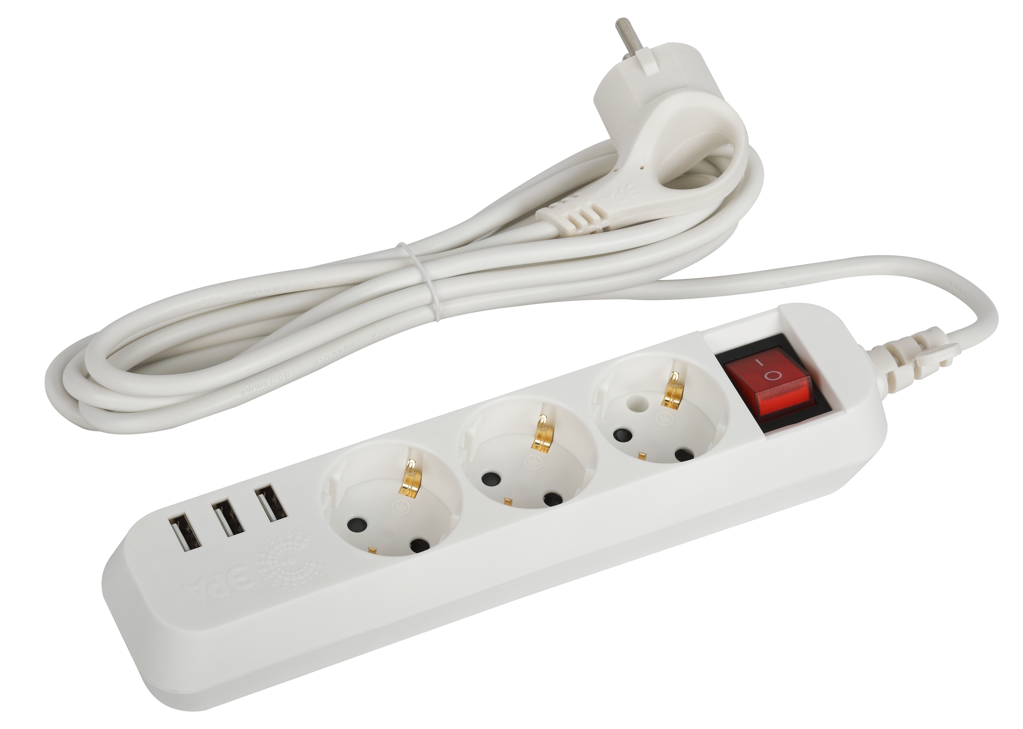 

Удлинитель Эра U-3es-1,5m-USB, 3-розетки, 1.5 м, белый (Б0052900), U-3es-1,5m-USB
