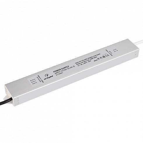 

Блок питания Arlight ARPV ARPV-24100-SLIM-D 100 Вт для светодиодных изделий, влагозащищенный IP67, серебристый (026664), ARPV-24100-SLIM-D