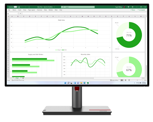 

Монитор 27" Lenovo ThinkVision P27q-30 IPS, 2560x1440 (16:9), 350кд/м2, 4 мс, 178°/178°, HDMI, DisplayPort, USB-Hub, черный (63A2GCR1CS), P27q-30