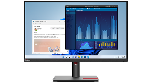 

Монитор 27" Lenovo ThinkVision T27p-30 IPS, 3840x2160 (16:9), 350кд/м2, 4 мс, 178°/178°, HDMI, DisplayPort, USB Type-C, USB-Hub, черный (63A9GCR1CB), T27p-30