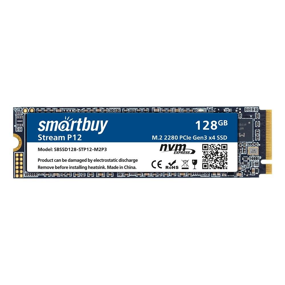 Твердотельный накопитель (SSD) SmartBuy 128Gb Stream P12, 2280, PCI-E (SBSSD128-STP12-M2P3) Retail - фото 1