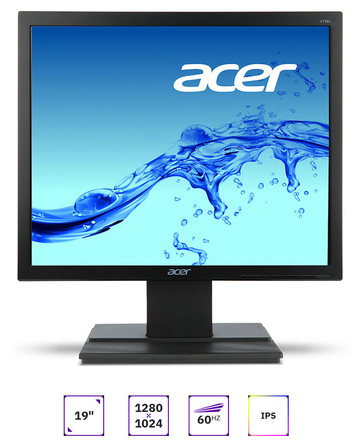 Монитор 19" Acer V196Lb черный