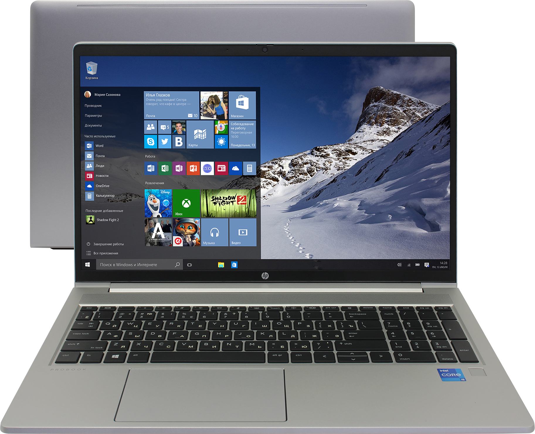 

Ноутбук HP ProBook 450 G8 15.6" IPS 1920x1080, Intel Core i5 1135G7 2.4 ГГц, 8Gb RAM, 256Gb SSD, W10Pro, серебристый (43A20EA) Английская клавиатура!