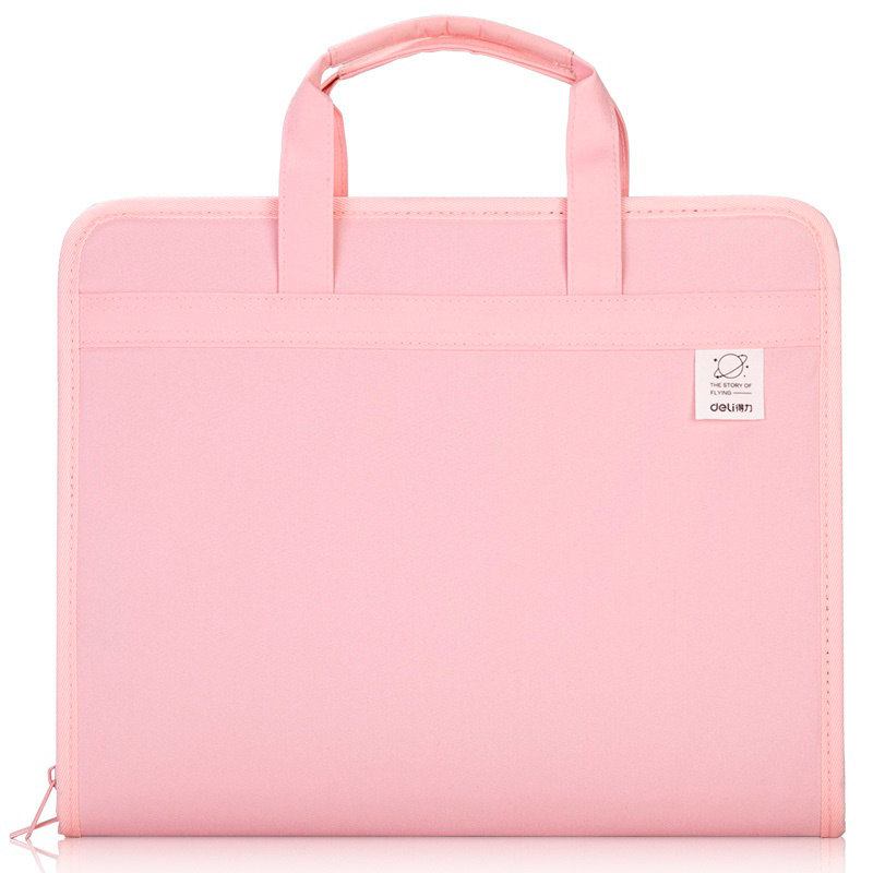 

Папка-портфель Deli терилен, розовый (72561PINK)