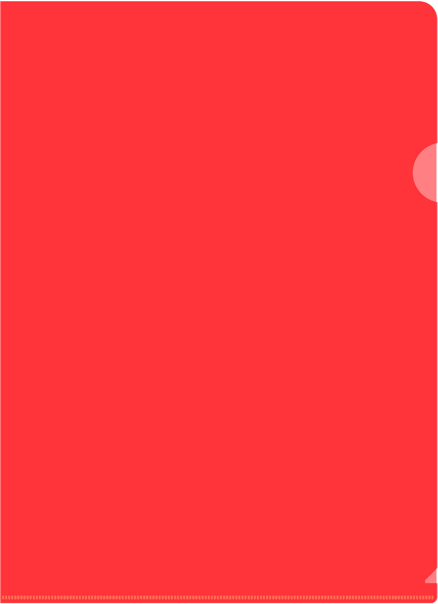 

Папка-уголок БЮРОКРАТ пластик (-EE310/1RED)