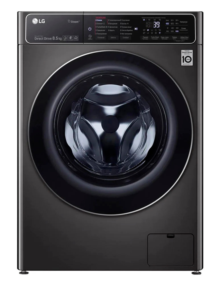 

Стиральная машина LG, 8.5 кг, 1200 об/мин, платиновый (F2T9GW9P)